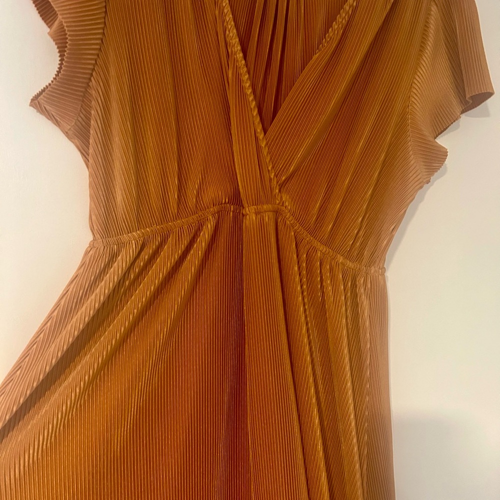 Women’s Baltic Born Athena Pleated Maxi Dress - Size XXL - Dark gold/yellow